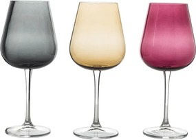 BOHEMIA ARDEA SMOKEY POHÁR NA ČERVENÉ VÍNO 540 ML SADA 6KS