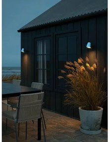 Nordlux - Vonkajšie nástenné svietidlo ALERIA 1xGU10/35W/230V IP44 strieborná