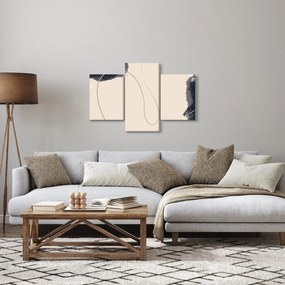 Obraz - Béžová abstrakcia (90x60 cm)