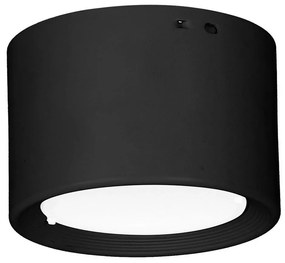 Luminex LED Stropné svietidlo LED/10W/230V čierna pr. 10 cm LU0897