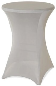 Poťah na vysoký stôl, elastický, 80 x 80 x 110 cm, sivý