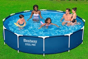 BESTWAY Steel Pro Bazén 366 x 76 cm, kartušová filtrácia 56681