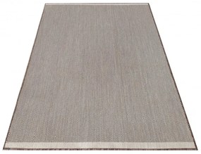 Jednoduchý a praktický hladký koberec hnedej farby Šírka: 80 cm | Dĺžka: 150 cm