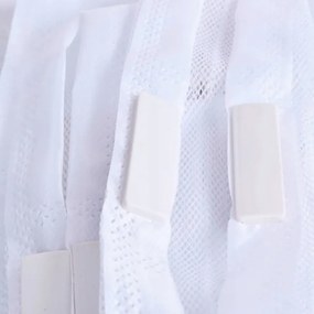 Magnetická sieťka proti hmyzu biela 100x220 cm