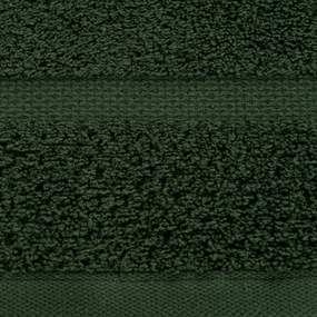 BAVLNENÝ UTERÁK VILIA 70X140 CM TMAVOZELENÁ