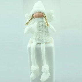 Plyšová dekorácia s visiacimi nohami 31 cm 66254