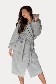 Soft Cotton Unisex župan STRIPE s kapucňou