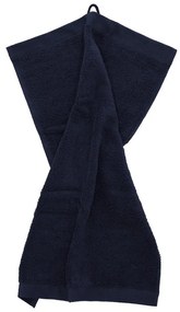 Tmavomodrý froté bavlnený uterák 40x60 cm Comfort – Södahl