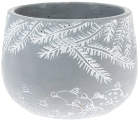 Sivý betónový kvetináč Dakls, ø 15,5 cm