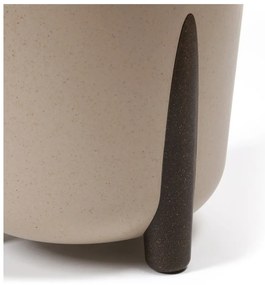 PLASTOVÝ KVETINÁČ MOSS ECO 32X34 CM BÉŽOVÁ