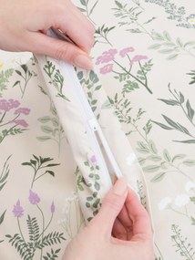 Predĺžené saténové obliečky -  Bianca béžová