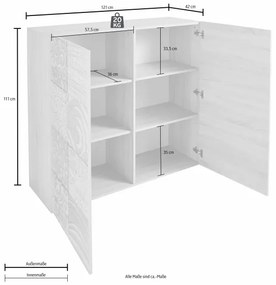 Komoda ARIA antracit