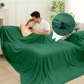 Deka SOLO XXL fľašovo zelená 250x300 cm