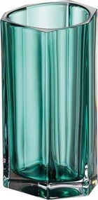 KRIŠTÁĽOVÁ VÁZA BOHEMIA BAZALT GREEN FULL 250MM