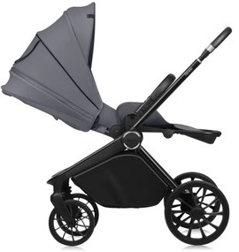 Lionelo - Kombinovaný kočík 3v1 MIKA PLUS Grey Stone