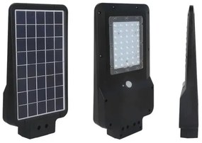 LED solárne pouličné svietidlo so senzorom LED/15W/7,4V 4000K IP65 10800 mAh