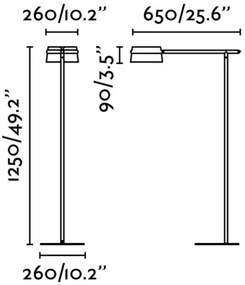 FARO 29569 - LED Stmievateľná dotyková stojacia lampa LOOP LED/6W/230V