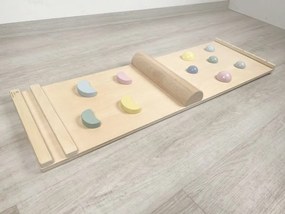 Montessori obojstranná doska - pastelové farby