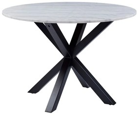 Jedálenský stôl s mramorovou doskou Actona Heaven, ⌀ 110 cm
