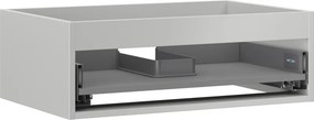 Mexen Box-A, závesná skrinka 70 cm, 1 zásuvka, sivá matná, 91AX0-0700-235-1-62