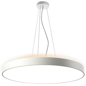 LED2 3111431D RINGO 80 P/NZ závesné svietidlo s horným podsvietením biele stmievateľné