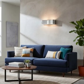 Ideal Lux - Nástenné svietidlo CLIP 2xE27/60W/230V lesklý chróm