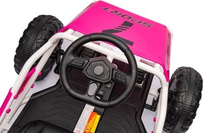 LEAN CARS Elektrické autíčko Buggy A8812 24V, ružové