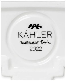 Biely keramický svietnik Kähler Design Urbania Lighthouse City