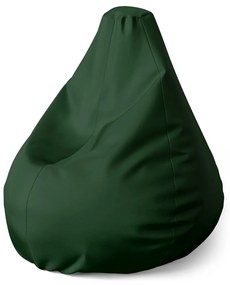 Sablio Sedací vak Pear Lesná zelená - 70 x 95 x 15 cm