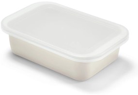 Smaltovaná zapekacia misa s vekom, malá