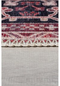 Vínovočervený umývateľný koberec s prímesou recyklovaných vlákien 160x230 cm Windsor – Flair Rugs