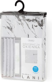 ZÁVES NA KRÚŽKOCH LANI 140X250 CM VZOROVANÁ