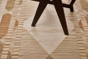 Diamond Carpets India, Ručne viazaný kusový koberec Fibonacci I DESP HL88 Beige Mix, 200x290, béžová, obývacia izba