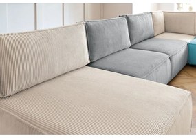 Menčestrová rohová pohovka (do tvaru "U"/variabilná) Nihad modular – Bobochic Paris