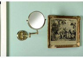 SAPHO XP012 Kozmetické zrkadlo zväčšovacie, obojstranné, bronzová