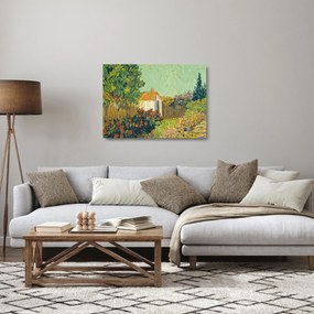 Sklenený obraz - Imitator of Vincent van Gogh, Landscape, reprodukcia (70x50 cm)