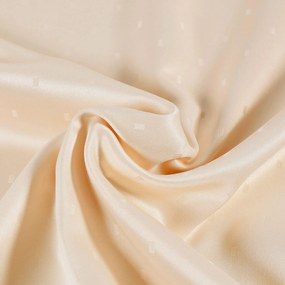 Goldea sviatočný hranatý teflónový obrus - šampaň s lesklými obdĺžnikmi 80 x 80 cm