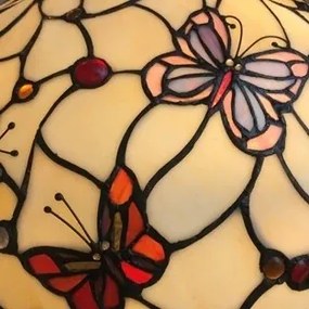 Reversed Tiffany luster kolekcia MOTÝLE Ø48 3*E27