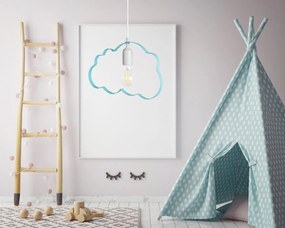 Stropné svietidlo TooLight Cloudie modré