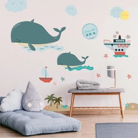 Samolepky na stenu - Veľryba