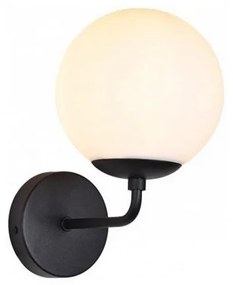 Redo 01-3148 - Nástenné svietidlo BOWLING 1xE27/42W/230V čierna