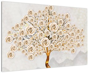 Obraz kvetinového stromu (90x60 cm)