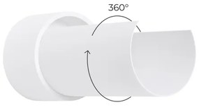 Sollux SL.1676 - Nástenné svietidlo FLASH 1xE27/15W/230V biela