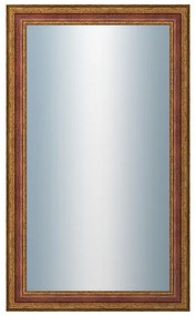 DANTIK - Zrkadlo v rámu, rozmer s rámom 60x100 cm z lišty HRAD červená (3006)