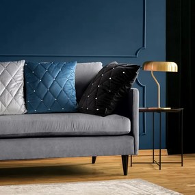 Dekorstudio Luxusná obliečka na vankúš VELVET37 modrá