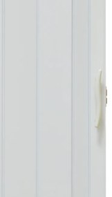 Skladacie dvere 001P biele matné 100 cm