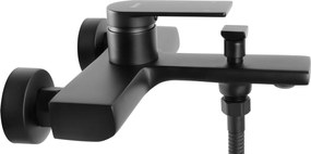 Rea Verso, vaňová batéria s ručnou sprchovou súpravou, čierna matná, REA-B7903