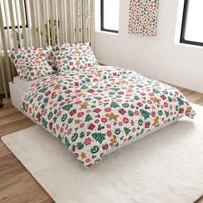 Bavlnené obliečky MERRY MOOD biele Rozmer obliečky: 70 x 90 cm | 140 x 200 cm