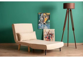 Krémové kreslo Folde – Artie