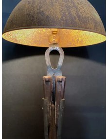 Dizajn upcycling industry lampa MARY